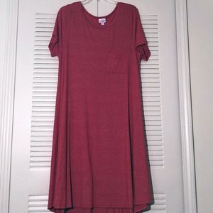 LULAROE - Orange Heather Carly - XL